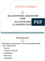 Notes-Accounting equation