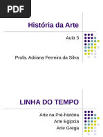 História Da Arte - Aula 3 - Pré-história, Egípicia, Grega