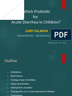 Which Probiotic for Acute Diarrheea in Children