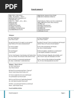 French Lesson 5