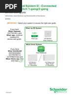 Connected Wireless Switch-Sys M D Device User Guide