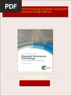 Instant download Magnetic resonance technology hardware and system component design Balcom pdf all chapter