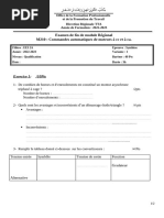 EFM Regional V1-EEI 2A- Commandes automatiques- 2022-2023