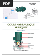 Cours d'Hydraulique Appliquee 2024_2025