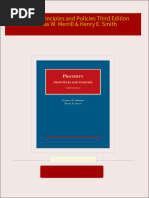 Property Principles and Policies Third Edition Thomas W. Merrill & Henry E. Smith 2024 Scribd Download