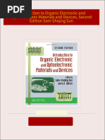 Download Full Introduction to Organic Electronic and Optoelectronic Materials and Devices, Second Edition Sam-Shajing Sun PDF All Chapters