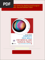 Instant download Complete OSCE Skills for Medical and Surgical Finals, Second Edition Patel pdf all chapter