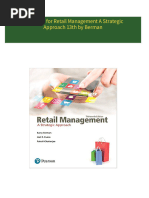 Download full Test Bank for Retail Management A Strategic Approach 13th by Berman all chapters