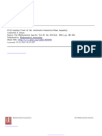 Another Proof of the Arithmetic-Geometric Mean Inequality (2001) by Rooin