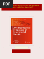 Where can buy 2016 International Symposium on Experimental Robotics 1st Edition Dana Kulić ebook with cheap price