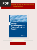 Modern Developments in Vacuum Electron Sources Georg Gaertner 2024 scribd download