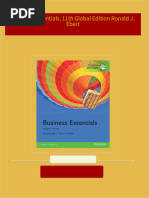 Download ebooks file Business Essentials, 11th Global Edition Ronald J. Ebert all chapters