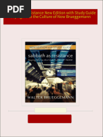 PDF Sabbath as Resistance New Edition with Study Guide Saying No to the Culture of Now Brueggemann download