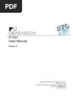 Paradigm P TS7 UserManual