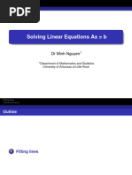 Solving Linear Equations(1)