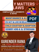 Case Laws ,Notes & Judgments in Family Matters