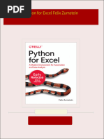 Download Complete Python for Excel Felix Zumstein PDF for All Chapters