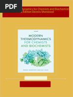 Full Download Modern Thermodynamics for Chemists and Biochemists 2nd Edition Dennis Sherwood PDF DOCX