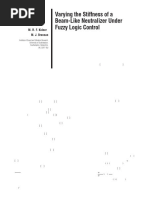 Varying the Stiffness of a Beam-Like Neutralizer Under Fuzzy Logic Control