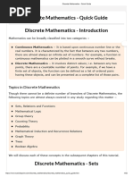 Discrete Mathematics - Quick Guide