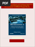 PDF Microprocessor 5 Software and Hardware Aspects of Development Debugging and Testing The Microcomputer 1st Edition Philippe Darche download