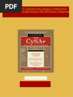 Download full CompTIA CySA+ Cybersecurity Analyst Certification All-in-One Exam Guide (Exam CS0-002) Brent Chapman ebook all chapters