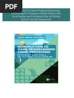 Instant Access to Introduction to Game Programming using Processing For Designers Artists Players Non Tech People and Everybody Else 1st Edition Daniel Cermak-Sassenrath ebook Full Chapters