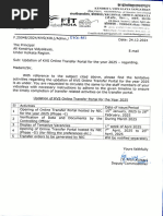 Updation of KVS Online Transfer Portal for the Year 2025