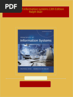 [Ebooks PDF] download Principles of information systems 13th Edition Ralph Stair full chapters