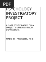 PSYCHOLOGY Investrigatory Priyanshu