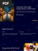 Automatic Street Light System Based on LDR Circuit