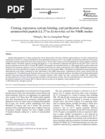 Cloning Expression Isotope Labeling And