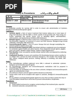 ONCO-05 Anti-Neoplastic Drugs Administration