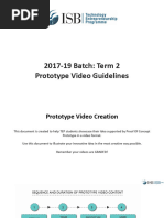 Prototype Video Guidelines 2017-19