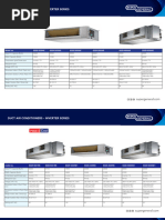 Super General Duct Cassette Air Conditioners