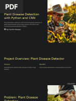 Plant Disease Detection With Python and CNN