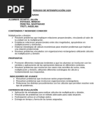 Plan de intensificacion matematica