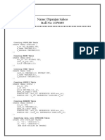 DBMS Theory Assignment