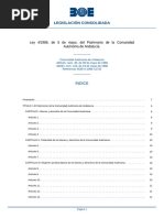 Ley 4-1986 Patrimonio Comunidad Autónoma Andalucía