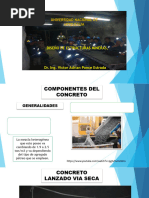 SEMANA 10.-Componentes del concreto, diseño de mezclas