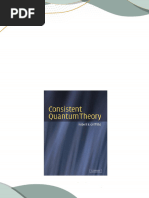 Consistent Quantum Theory 1st Edition Robert B. Griffiths all chapter instant download