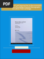 Money Labour and Land Approaches to the economics of ancient Greece Routledge Classical Monographs 1st Edition Paul Cartledge All Chapters Instant Download