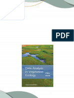 Instant download Data Analysis in Vegetation Ecology 1st Edition Otto Wildi pdf all chapter