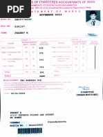 CA INTERMEDIATE MARKSHEET