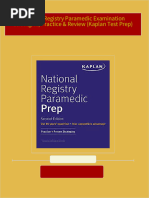 National Registry Paramedic Examination Strategies, Practice & Review (Kaplan Test Prep) All Chapters Instant Download