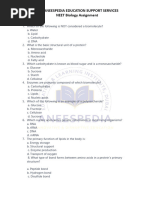 NEET BIOLOGY ASSIGNMENT - BIOMOLECULES