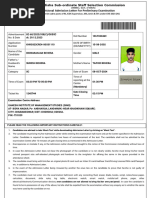 MANGU RI ADMIT CARD 