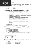 chemistry cets