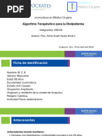 Algoritmo Terapéutico para la Dislipidemia