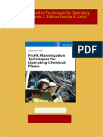 Instant download Profit Maximization Techniques for Operating Chemical Plants 1. Edition Sandip K. Lahiri pdf all chapter